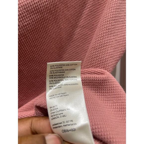 NWT Free People We The Free Fuji Thermal Top in Rose Sz XS - Picture 7 of 11